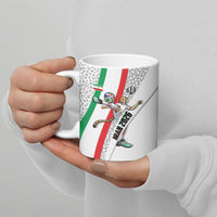 Personalized Iran Football Cheetah Ceramic Mug Persian Cheetah Graphic With Iranian Flag And Symbol