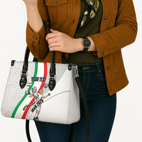 Personalized Iran Football Cheetah Leather Bag Persian Cheetah Graphic With Iranian Flag And Symbol