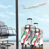 Personalized Iran Football Cheetah Luggage Cover Persian Cheetah Graphic With Iranian Flag And Symbol