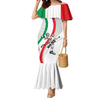 Personalized Iran Football Cheetah Mermaid Dress Persian Cheetah Graphic With Iranian Flag And Symbol