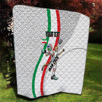Personalized Iran Football Cheetah Quilt Persian Cheetah Graphic With Iranian Flag And Symbol