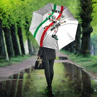 Personalized Iran Football Cheetah Umbrella Persian Cheetah Graphic With Iranian Flag And Symbol