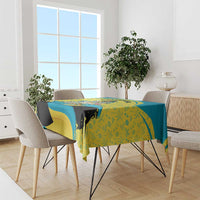 Bahamas Flag Tablecloth with National Coat of Arms and Sea Turtle Design - Wonder Print Shop