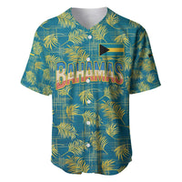 Bahamas Baseball Jersey with Tropical Beach Sunset Palm Tree Ocean Spirit