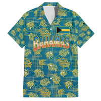 Bahamas Family Matching Off The Shoulder Long Sleeve Dress and Hawaiian Shirt with Tropical Beach Sunset Palm Tree Ocean Spirit