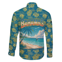 Bahamas Family Matching Tank Maxi Dress and Hawaiian Shirt with Tropical Beach Sunset Palm Tree Ocean Spirit