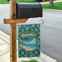 Bahamas Garden Flag with Tropical Beach Sunset Palm Tree Ocean Spirit