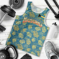 Bahamas Men Tank Top with Tropical Beach Sunset Palm Tree Ocean Spirit