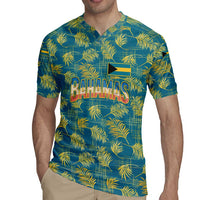 Bahamas Rugby Jersey with Tropical Beach Sunset Palm Tree Ocean Spirit