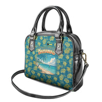 Bahamas Shoulder Handbag with Tropical Beach Sunset Palm Tree Ocean Spirit