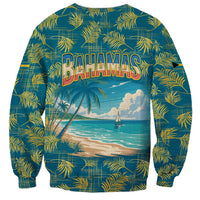 Bahamas Sweatshirt with Tropical Beach Sunset Palm Tree Ocean Spirit