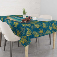 Bahamas Tablecloth with Tropical Beach Sunset Palm Tree Ocean Spirit