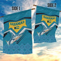 Bahamas Garden Flag with Blue Marlin Fish Tribal Chevron Flag Spirit