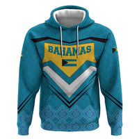 Bahamas Hoodie with Blue Marlin Fish Tribal Chevron Flag Spirit