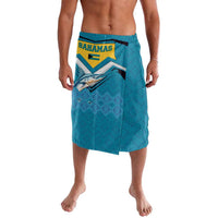 Bahamas Lavalava with Blue Marlin Fish Tribal Chevron Flag Spirit