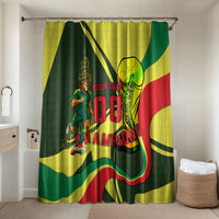 Personalized Senegal Champions World Football 2026 Bathroom Set Lions Of Teranga - Great Mosque Of Touba Pattern
