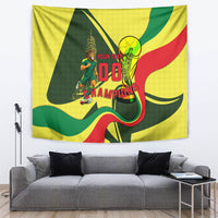 Personalized Senegal Champions World Football 2026 Tapestry Lions Of Teranga - Great Mosque Of Touba Pattern