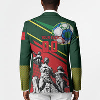 Custom Senegal Champions Football 2026 Blazer Teranga Lions G.O.A.T Mascot - African Renaissance Monument