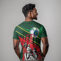Custom Senegal Champions Football 2026 T shirt Teranga Lions G.O.A.T Mascot - African Renaissance Monument