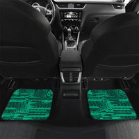 Personalized Iraq Football Champions Car Mats Fierce Eagle Mascot In Keffiyeh