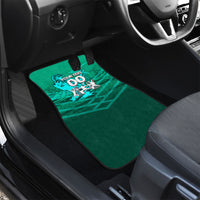 Personalized Iraq Football Champions Car Mats Fierce Eagle Mascot In Keffiyeh