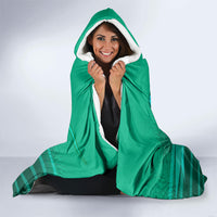 Personalized Iraq Football Champions Hooded Blanket Fierce Eagle Mascot In Keffiyeh