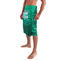 Personalized Iraq Football Champions Lavalava Fierce Eagle Mascot In Keffiyeh