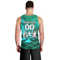 Personalized Iraq Football Champions Men Tank Top Fierce Eagle Mascot In Keffiyeh