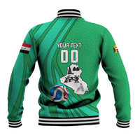 Personalized Iraq World Champions Lion Baseball Jacket Funny Lion Mascot Traditional Keffiyeh