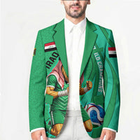Personalized Iraq World Champions Lion Blazer Funny Lion Mascot Traditional Keffiyeh