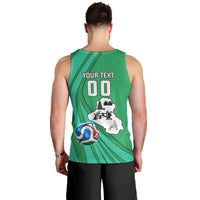 Personalized Iraq World Champions Lion Men Tank Top Funny Lion Mascot Traditional Keffiyeh