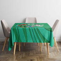 Personalized Iraq World Champions Lion Tablecloth Funny Lion Mascot Traditional Keffiyeh