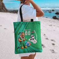 Personalized Iraq World Champions Lion Tote Bag Funny Lion Mascot Traditional Keffiyeh