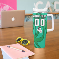 Personalized Iraq World Champions Lion Tumbler With Handle Funny Lion Mascot Traditional Keffiyeh