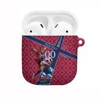 Personalized Norway Soccer Moose Champions AirPods Case Football Nordic Heritage Mountain Art