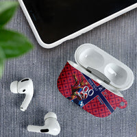 Personalized Norway Soccer Moose Champions AirPods Case Football Nordic Heritage Mountain Art