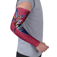 Personalized Norway Soccer Moose Champions Arm Sleeves Football Nordic Heritage Mountain Art