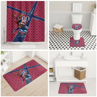 Personalized Norway Soccer Moose Champions Bathroom Set Football Nordic Heritage Mountain Art