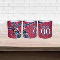 Personalized Norway Soccer Moose Champions Ceramic Mug Football Nordic Heritage Mountain Art