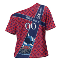 Personalized Norway Soccer Moose Champions Cross Shoulder Shirt Football Nordic Heritage Mountain Art
