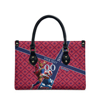 Personalized Norway Soccer Moose Champions Leather Bag Football Nordic Heritage Mountain Art