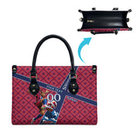 Personalized Norway Soccer Moose Champions Leather Bag Football Nordic Heritage Mountain Art