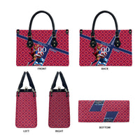 Personalized Norway Soccer Moose Champions Leather Bag Football Nordic Heritage Mountain Art