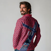 Personalized Norway Soccer Moose Champions Long Sleeve Polo Shirt Football Nordic Heritage Mountain Art