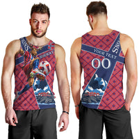 Personalized Norway Soccer Moose Champions Men Tank Top Football Nordic Heritage Mountain Art