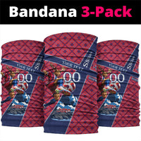 Personalized Norway Soccer Moose Champions Neck Gaiter Football Nordic Heritage Mountain Art