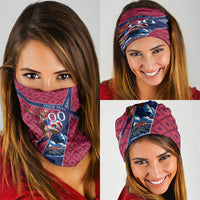 Personalized Norway Soccer Moose Champions Neck Gaiter Football Nordic Heritage Mountain Art