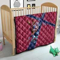 Personalized Norway Soccer Moose Champions Quilt Football Nordic Heritage Mountain Art