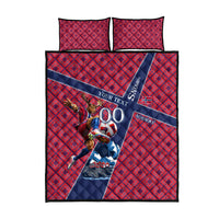 Personalized Norway Soccer Moose Champions Quilt Bed Set Football Nordic Heritage Mountain Art