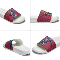 Personalized Norway Soccer Moose Champions Slide Sandals Football Nordic Heritage Mountain Art